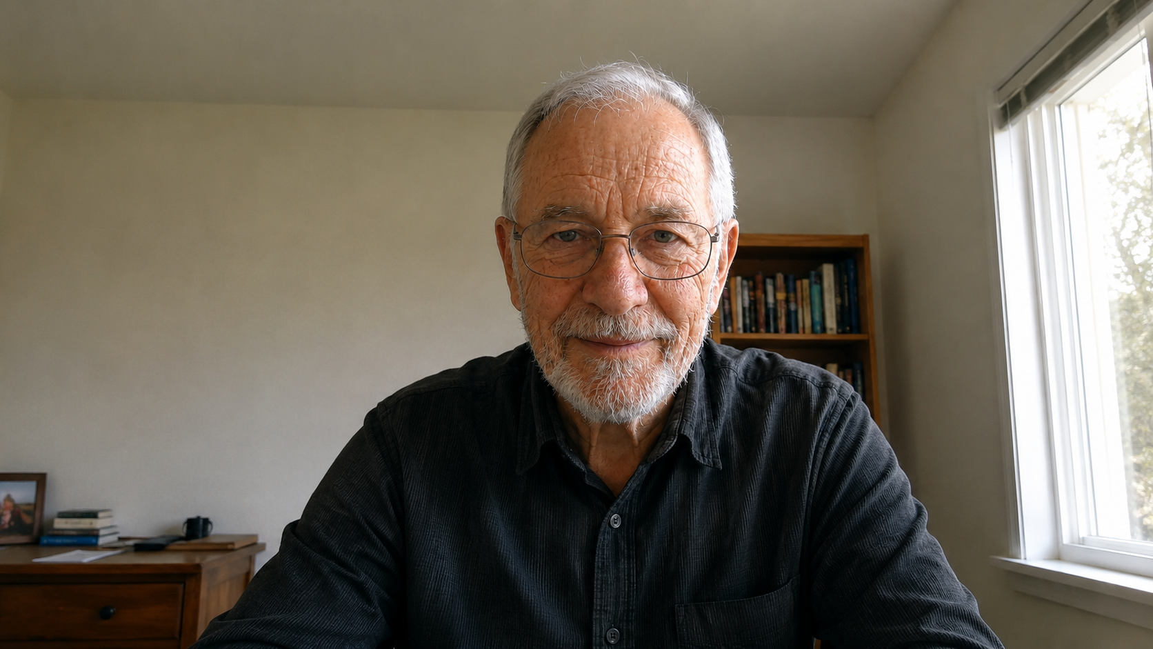 Portrait of Artie Sterling in a workshop setting