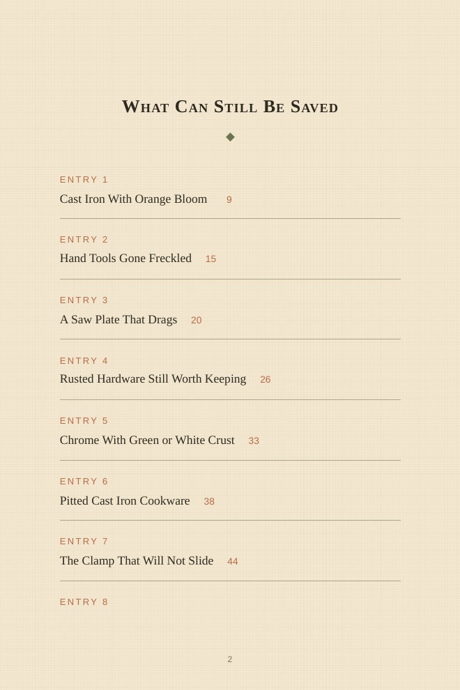 Interior preview page with repair steps and warnings