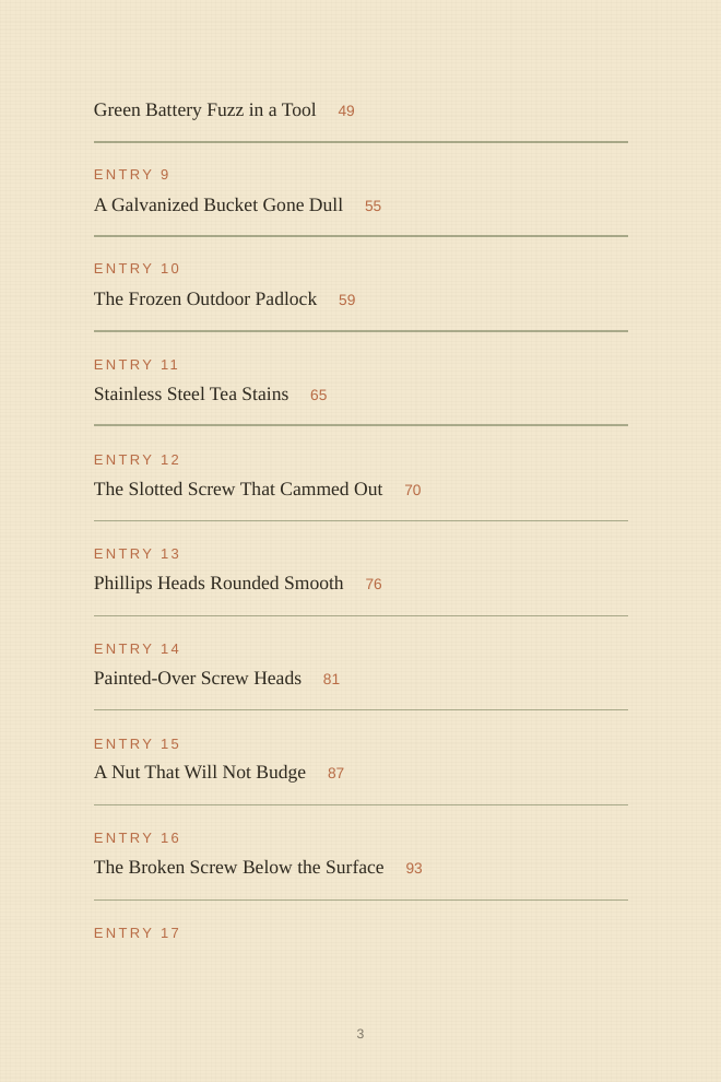 Interior preview page showing practical repair guidance